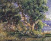 Pierre Renoir Landscape on the Coast near Menton France oil painting artist